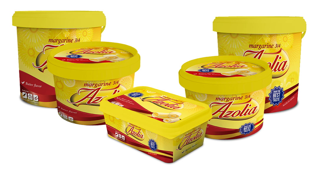 Margarinas marca Azolia